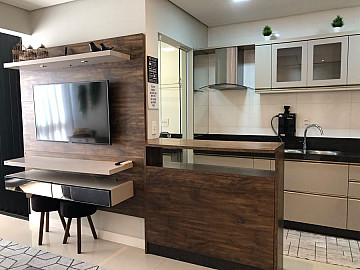 Apartamento Mobiliado 03 Quartos no Centro de Itaja�